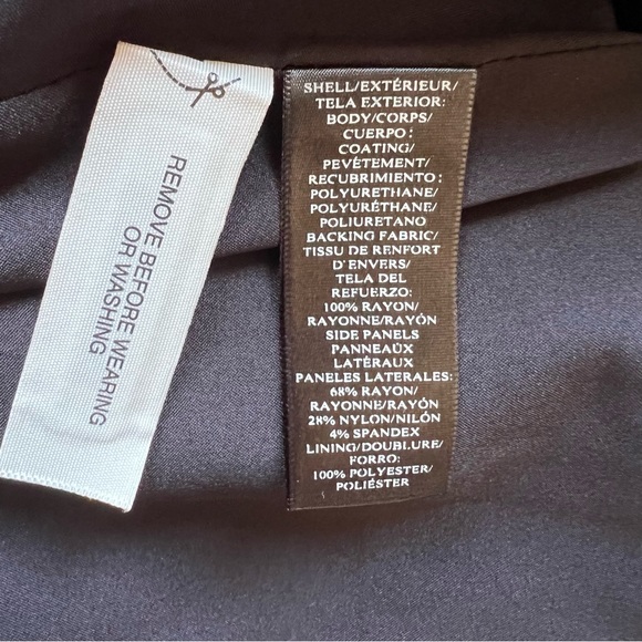 Ann Taylor faux leather burgundy pencil skirt NWT size 8P - Picture 11 of 12